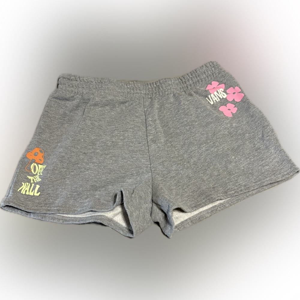 Vans Graphic Lounge Shorts Women’s Size M Gray Off The Wall Snoopy